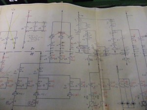 Schaltplan der elektromechanischen Stellwerke Schaltplan der elektromechanischen Stellwerke