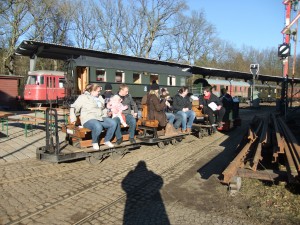 Feldbahnfahrt