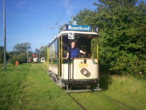 Andreas fährt mit dem 656 im Sommer