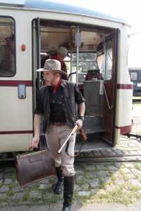 Banditen in der Straßenbahn