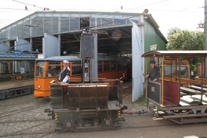 Rangierlog WV4 "Esel" mit Beiwagen 93