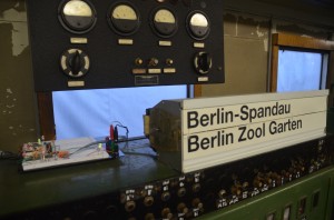 Fallblattanzeiger im Lehrstellwerk