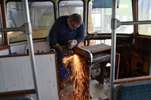Ausbau eines Pultes