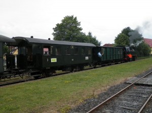 Dampfzug in Schönberg
