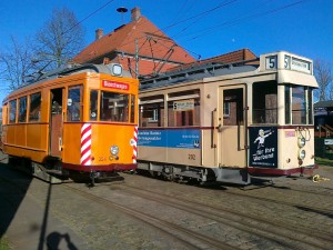 Straßenbahn im Spätwinter