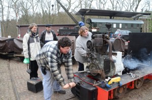 Anlassen des Motors der OME 117f