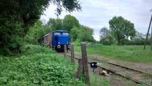 Das Ende des zweiten Bahnhofsgleises ist erreicht.