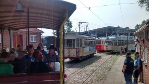 Die Straßenbahn beim Westernfest