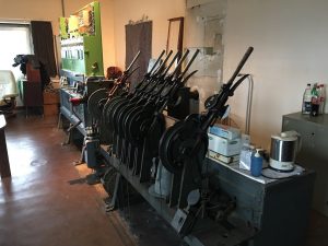 Stellwerk vor der Demontage