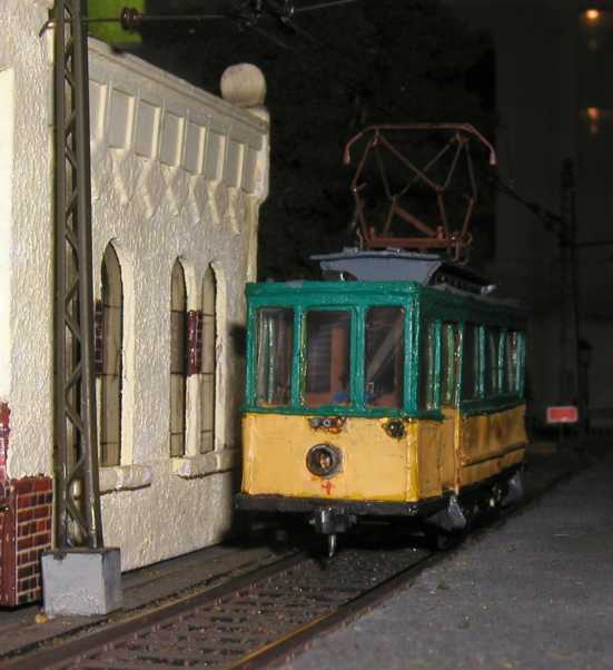 Nahverkehrsmuseum Kleinbahnhof Wohldorf, TW4 am Bahnhof Wohldorf