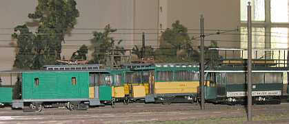 Nahverkehrsmuseum Kleinbahnhof Wohldorf, Modellanlage, Bahnhof Wohldorf