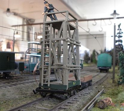 Nahverkehrsmuseum Kleinbahnhof Wohldorf, Turmwagen, Bahnhof Wohldorfe